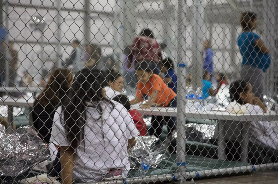 Ursula Border Patrol processing center in Clint, Texas, a U.S. Customs and Border Protection (CBP) facility. CBP and ICE work closely together within the Department of Homeland Security